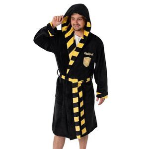 Harry Potter Unisex Adult Hufflepuff  Robe / Black